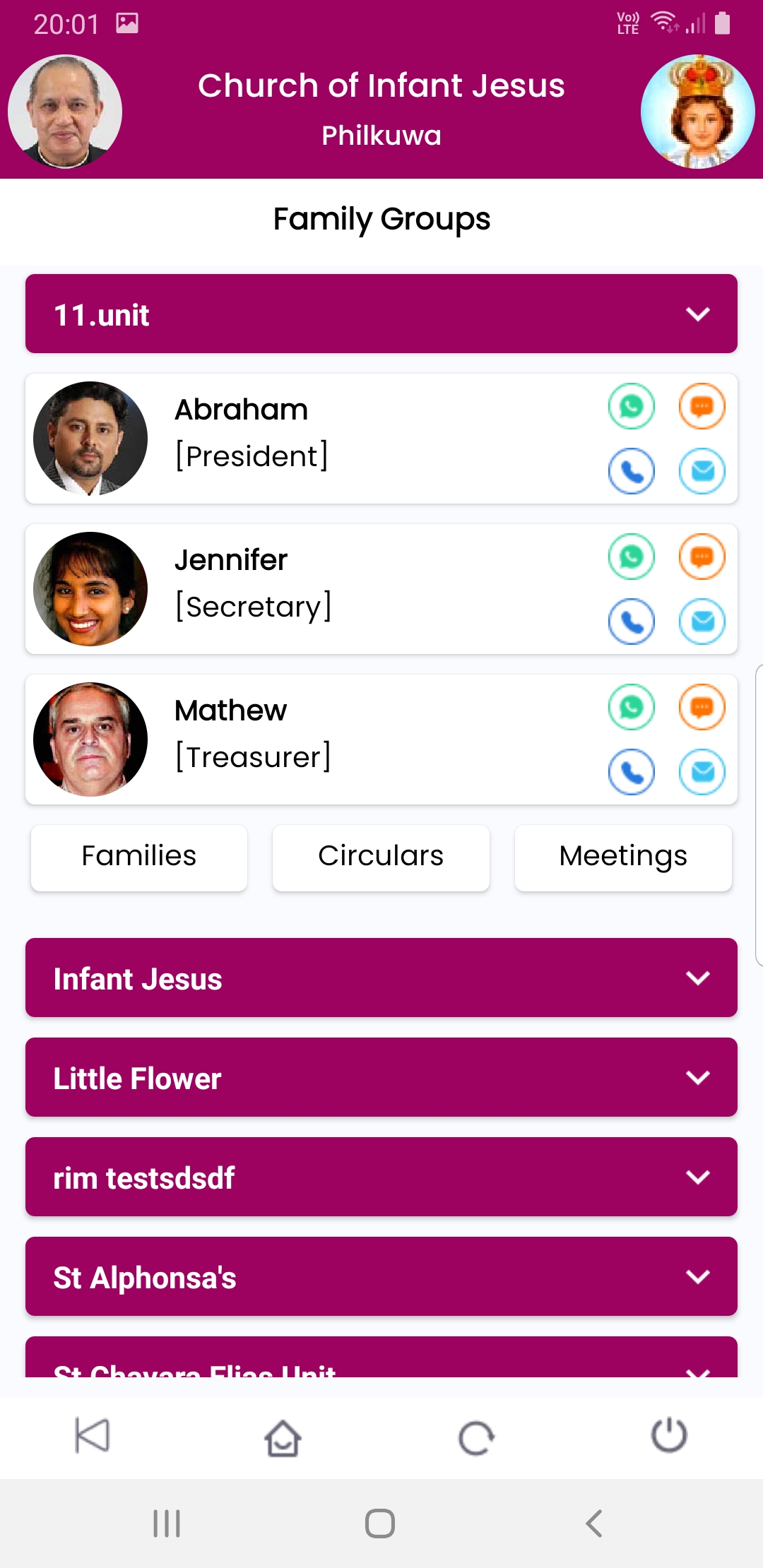 Church software with mobile app